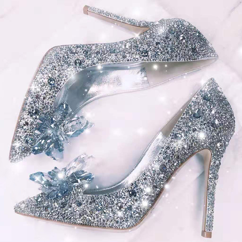 Luxury Watch For Girls - Women's Shoes Luxury Rhinestone High Heels