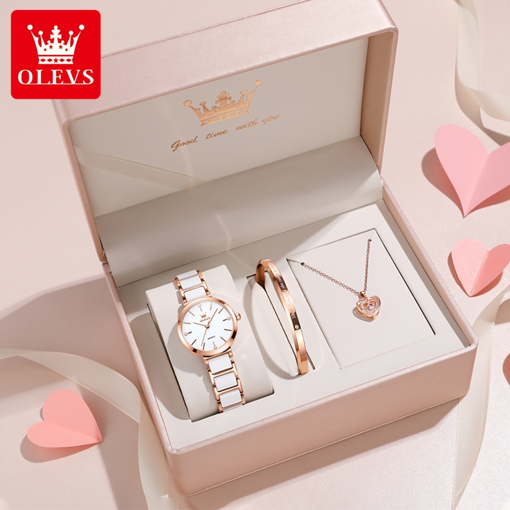 Luxury Watch Logos - OLEVS Women Watch 5877 Luxury Elegant