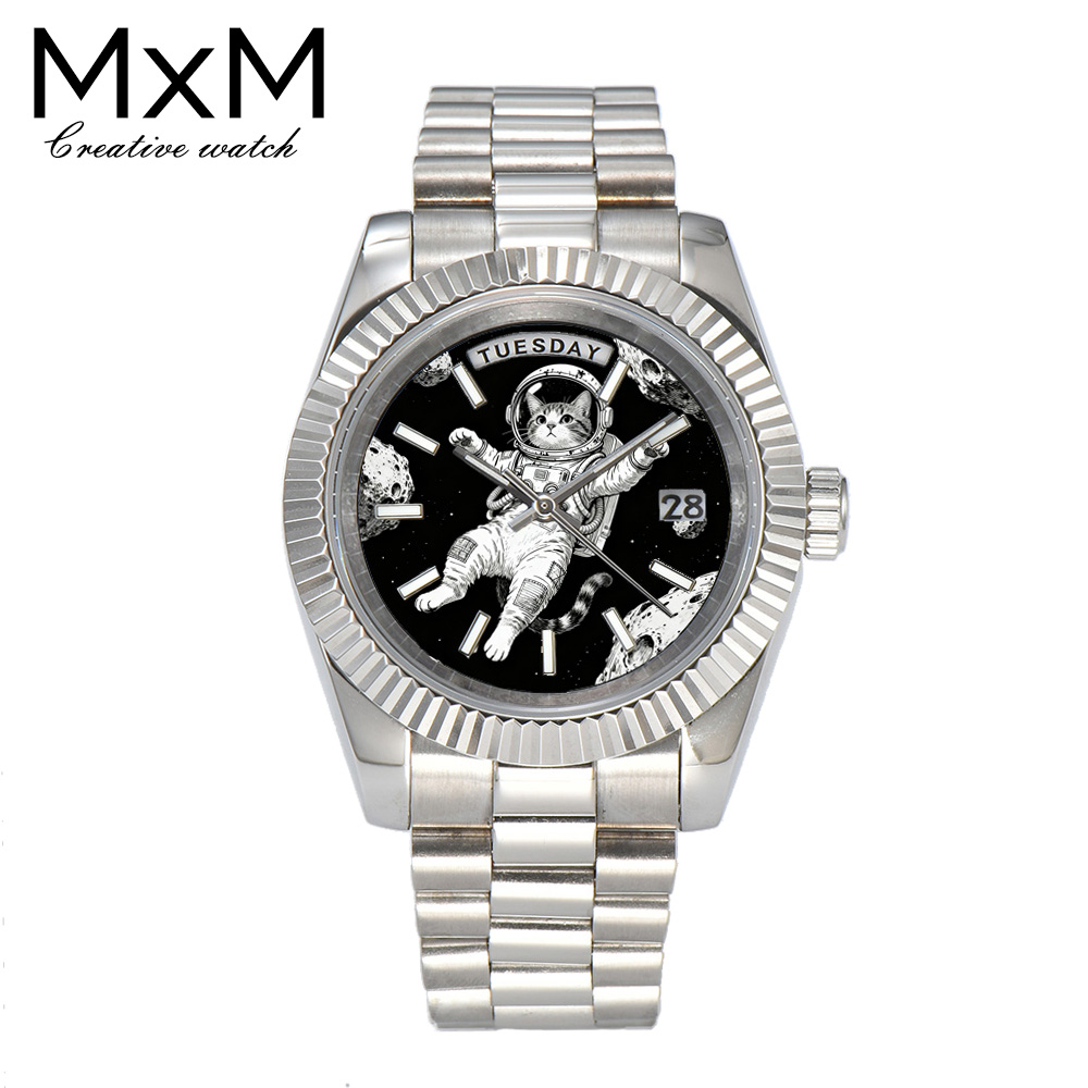 Sapphire Crystal Display - Creative men's watch 40mm/36mm Miyota 8285
