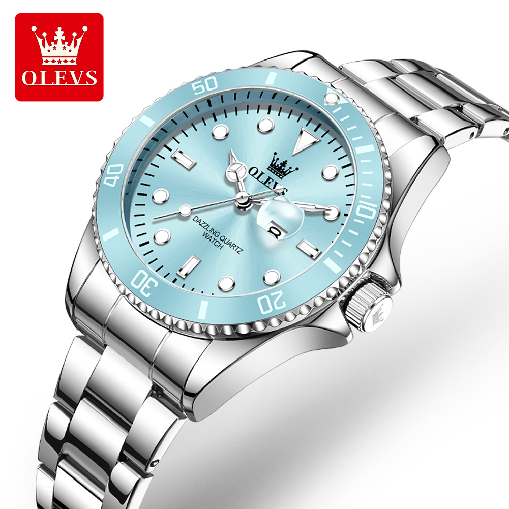 Luxury Watch For Girls - OLEVS Luxury Stainless Steel Waterproof Quartz