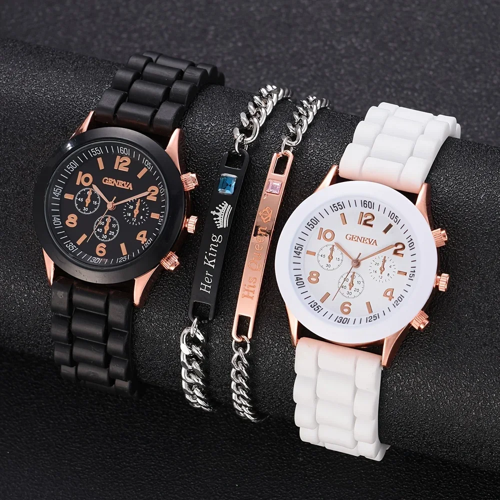 Luxury Watch Uk - 2Pcs Luxury Women's Watch Set Fashion