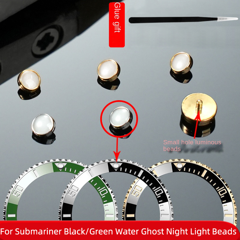 Luxury Watch Green Dial - 2.3x0.45mm Luminous pip For Seiko 12