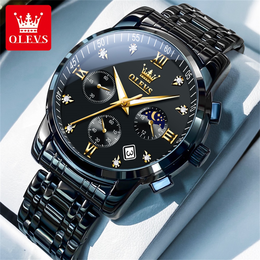 Luxury Watch Quality - OLEVS Popular men's watches stainless steel