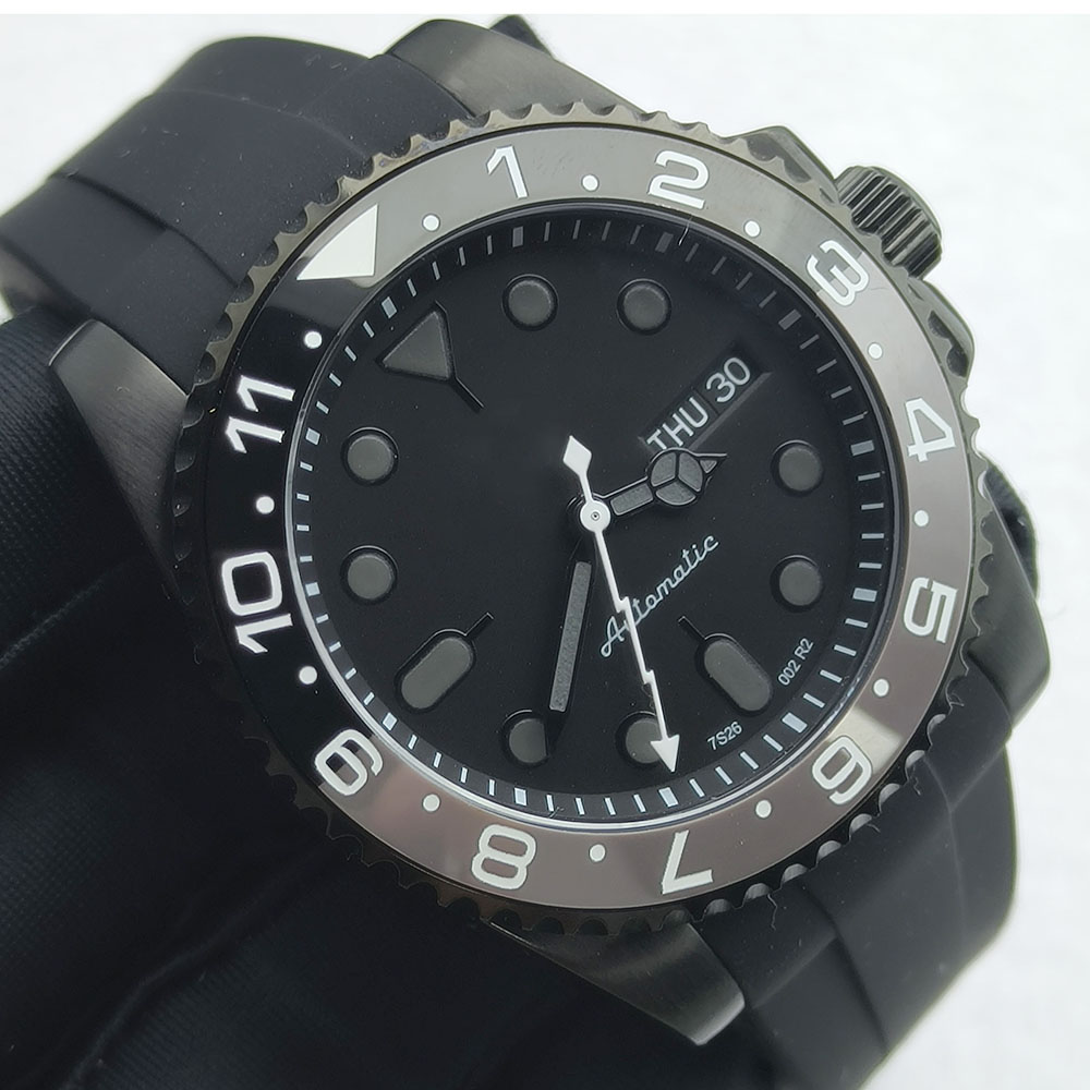 40MM NH36 Watch Black Men's St - Sapphire Crystal Display recension och pris