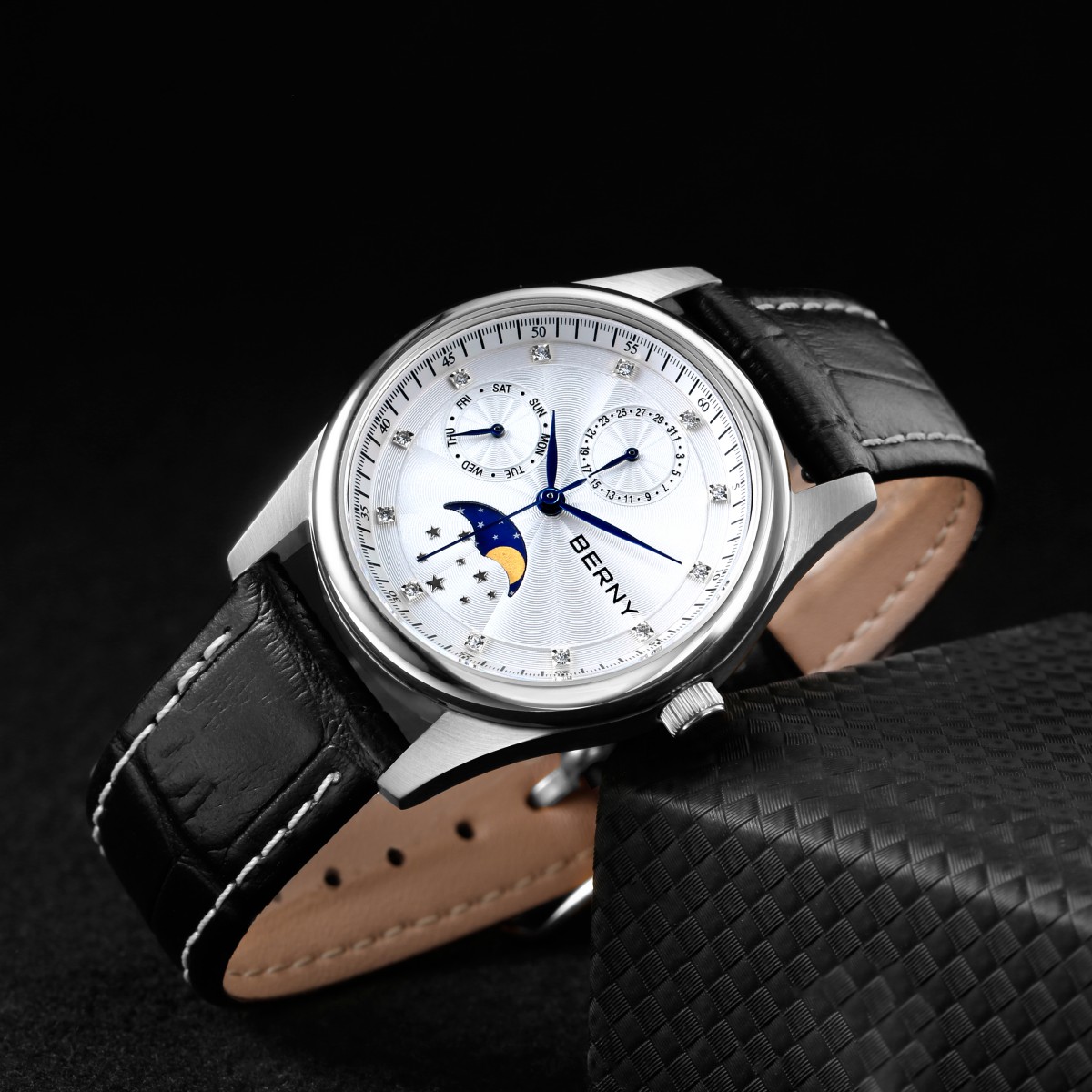 BERNY Women's Watches Calendar - Sapphire Crystal Display recension och pris