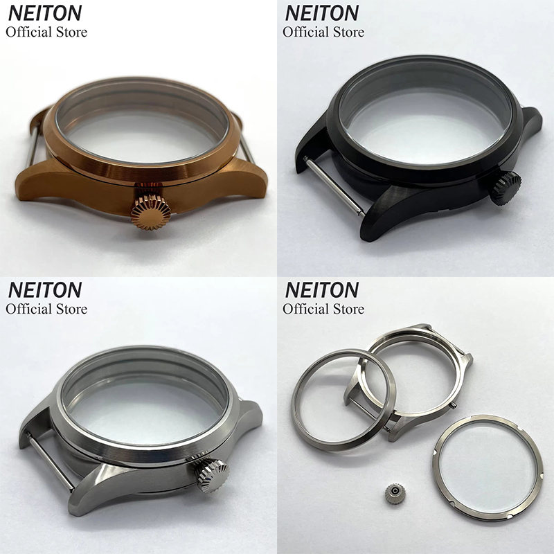 NEITON 42mm Manual Watch Case  - Sapphire Crystal Display recension och pris