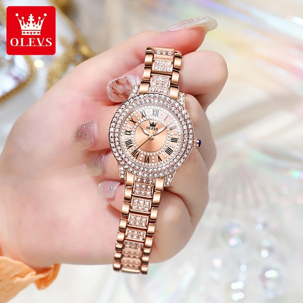 OLEVS 9943 Luxury All Diamond  - Luxury Watch For Girls recension och pris