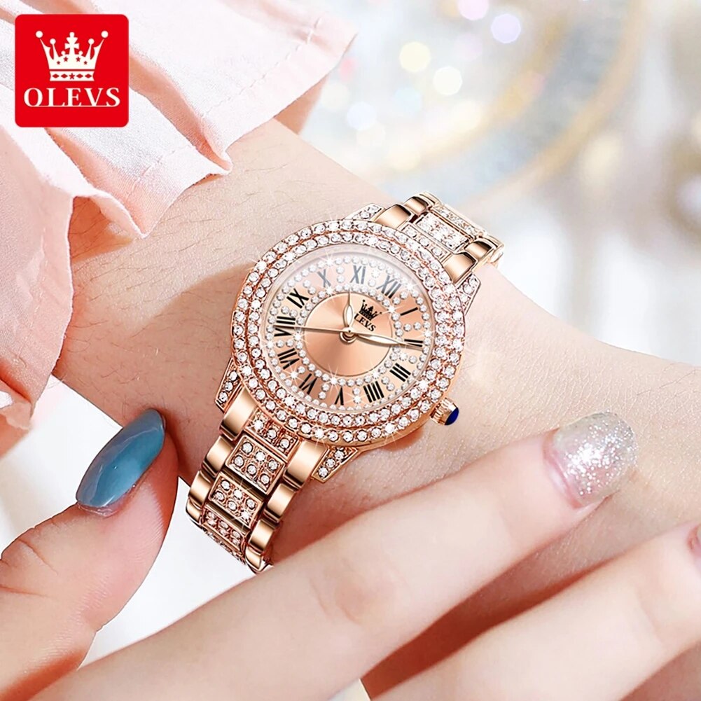 OLEVS 9943 Luxury All Diamond  - Luxury Watch For Girls recension och pris