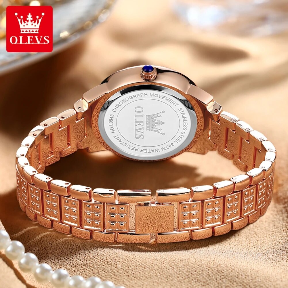 OLEVS 9943 Luxury All Diamond  - Luxury Watch For Girls recension och pris