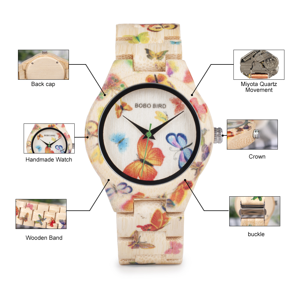 BOBO BIRD Wood Women Watches L - Luxury Watch For Girls recension och pris