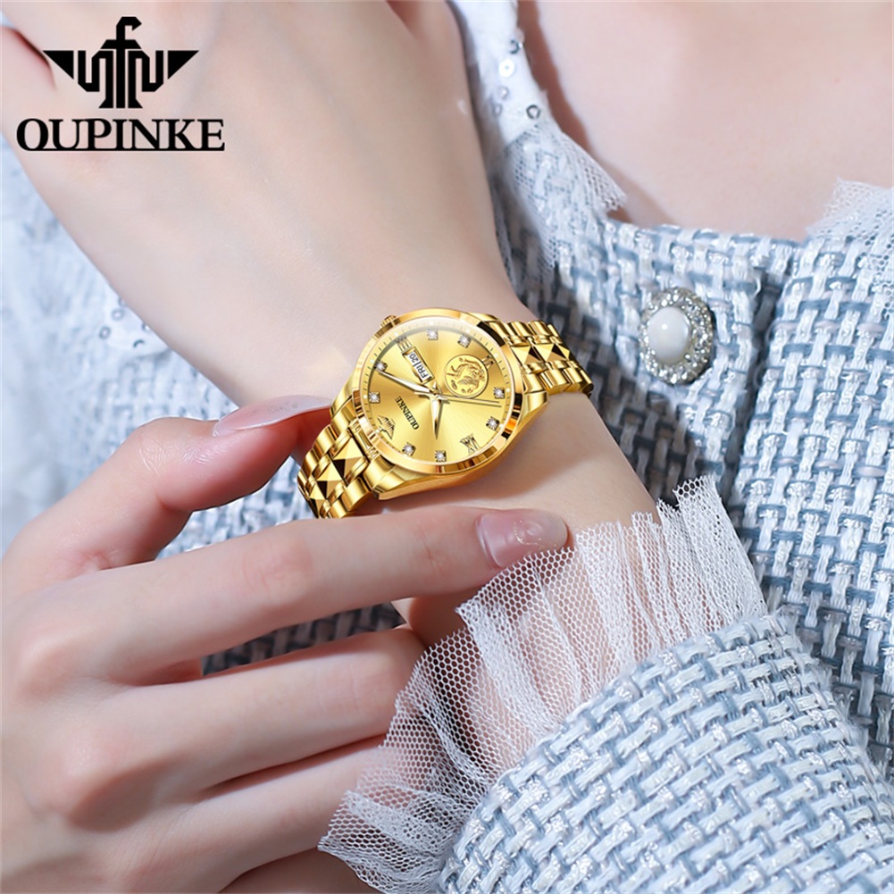 OUPINKE Woman's Watch 3259 Bus - Sapphire Crystal Display recension och pris