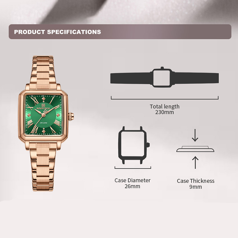NAVIFORCE New Original Luxury  - Luxury Watch Black recension och pris