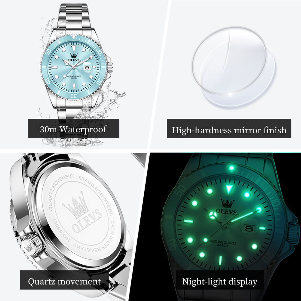 OLEVS Luxury Stainless Steel W - Luxury Watch For Girls recension och pris