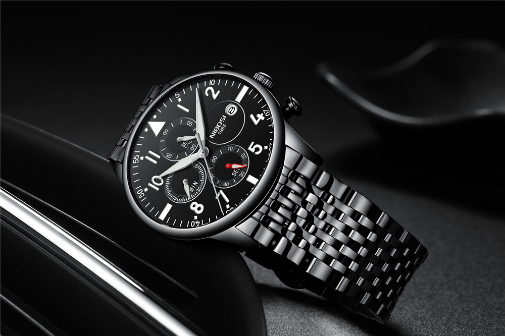 NIBOSI Fashion Mens Watches To - Luxury Watch Quality recension och pris