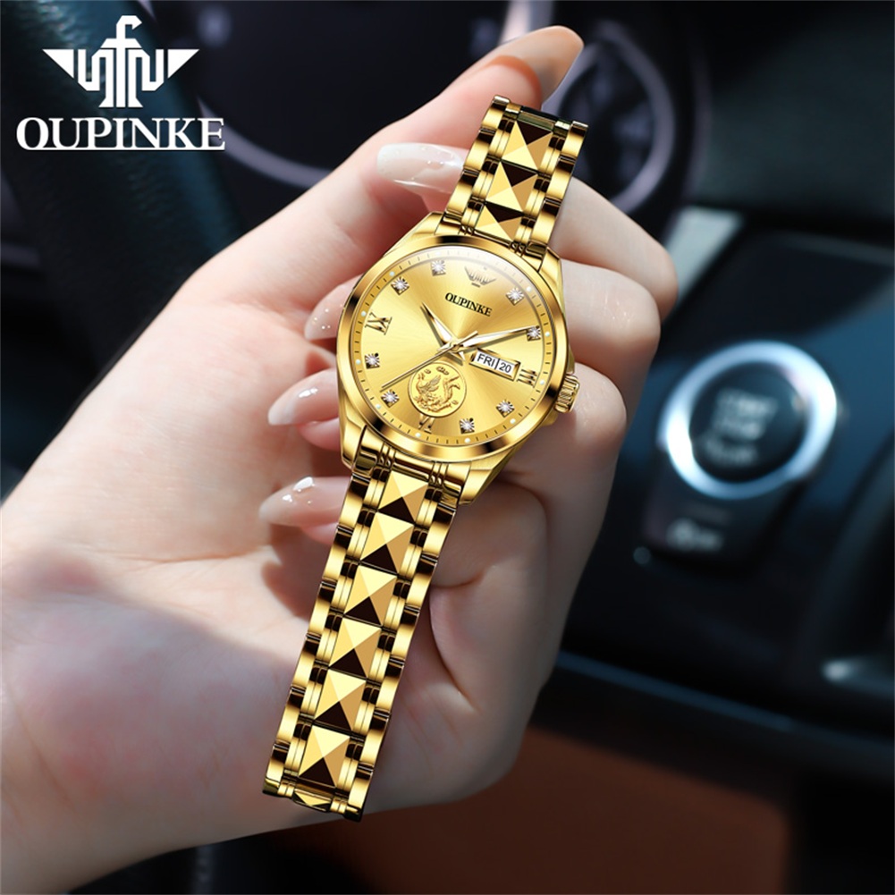 OUPINKE 3259 Real Gold Automat - Sapphire Crystal Display recension och pris
