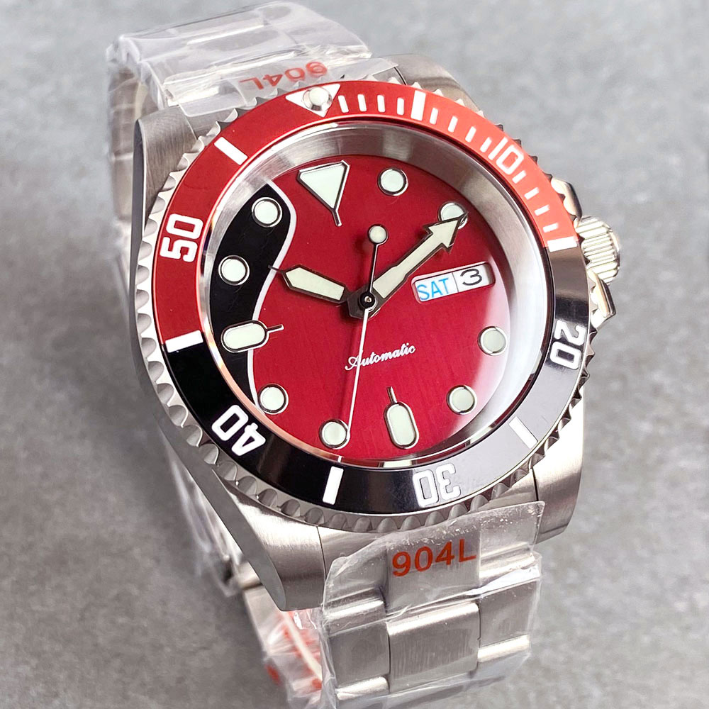 Customized 20ATM 40mm Date Wee - Sapphire Crystal Display recension och pris