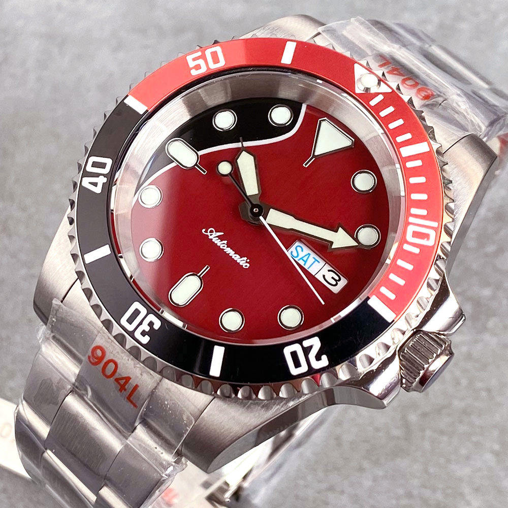 Customized 20ATM 40mm Date Wee - Sapphire Crystal Display recension och pris