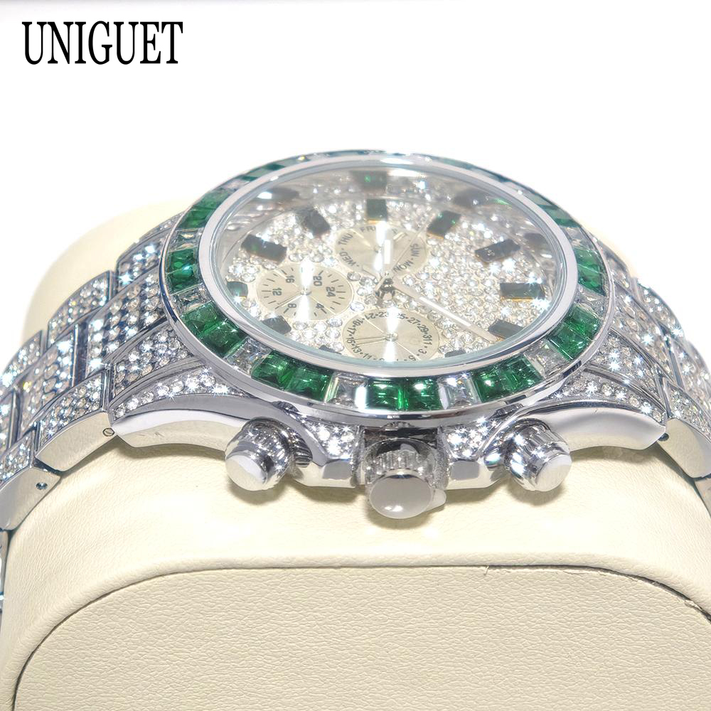 Hot Fashion Green Watches Men  - Luxury Watch Green Dial recension och pris