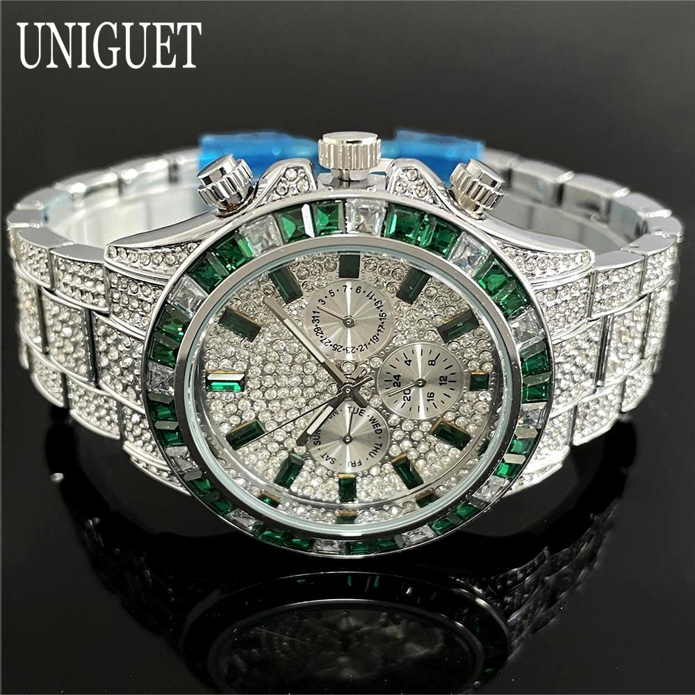 Hot Fashion Green Watches Men  - Luxury Watch Green Dial recension och pris