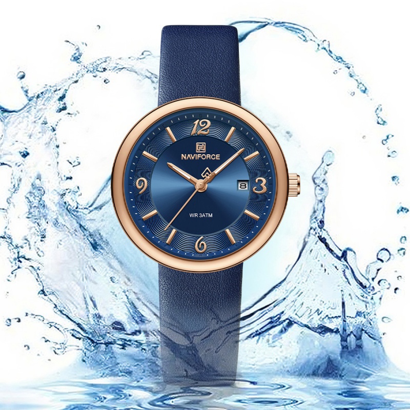 NAVIFORCE New Women Daily Quar - Luxury Watch Black recension och pris