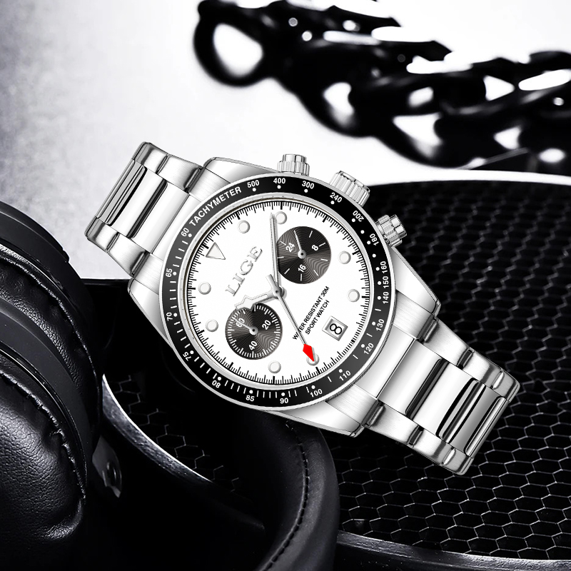 LIGE Brand Fashion Man Watch L - Luxury Watch Low Price recension och pris