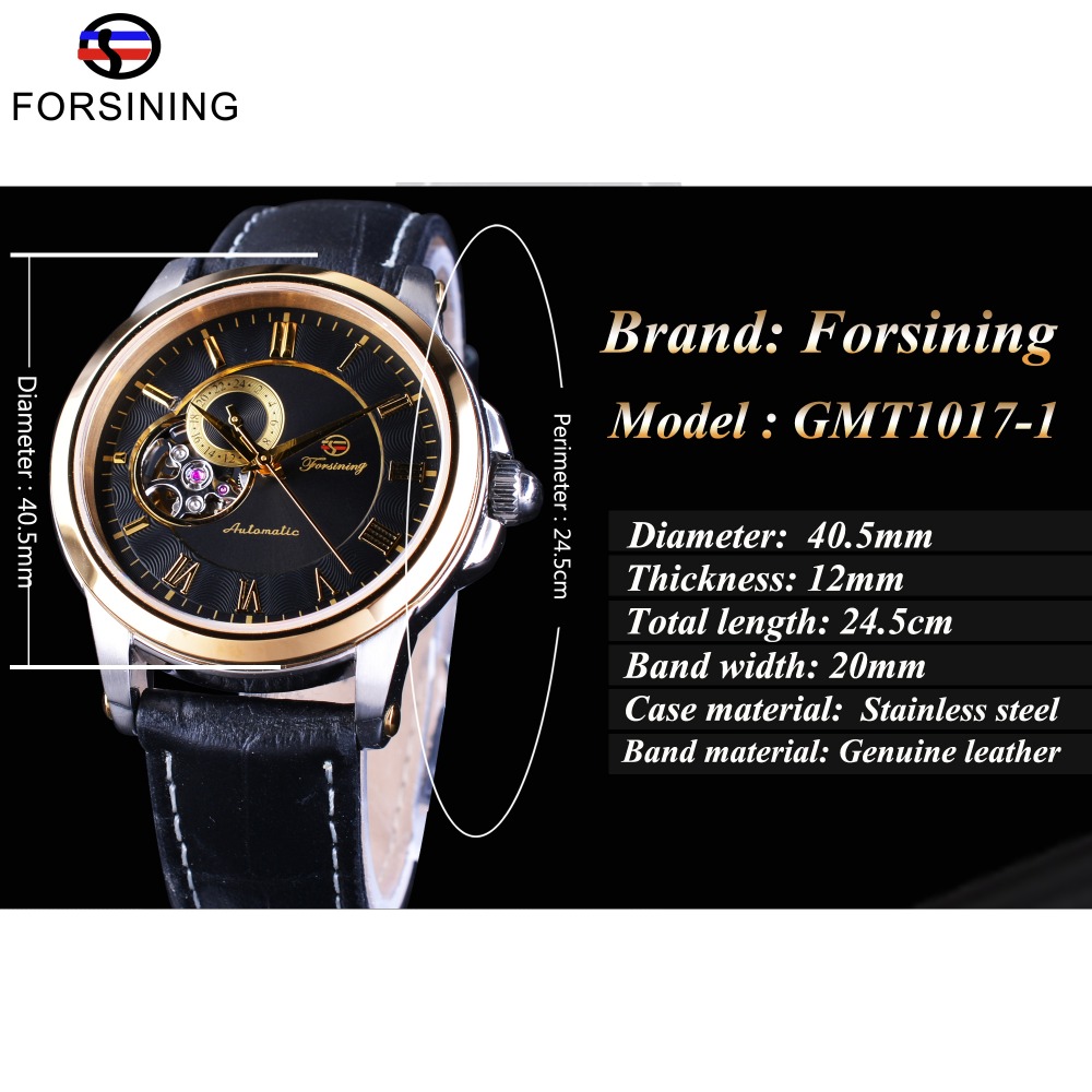 Forsining Transparent Japan Me - Luxury Watch Japan Brand recension och pris