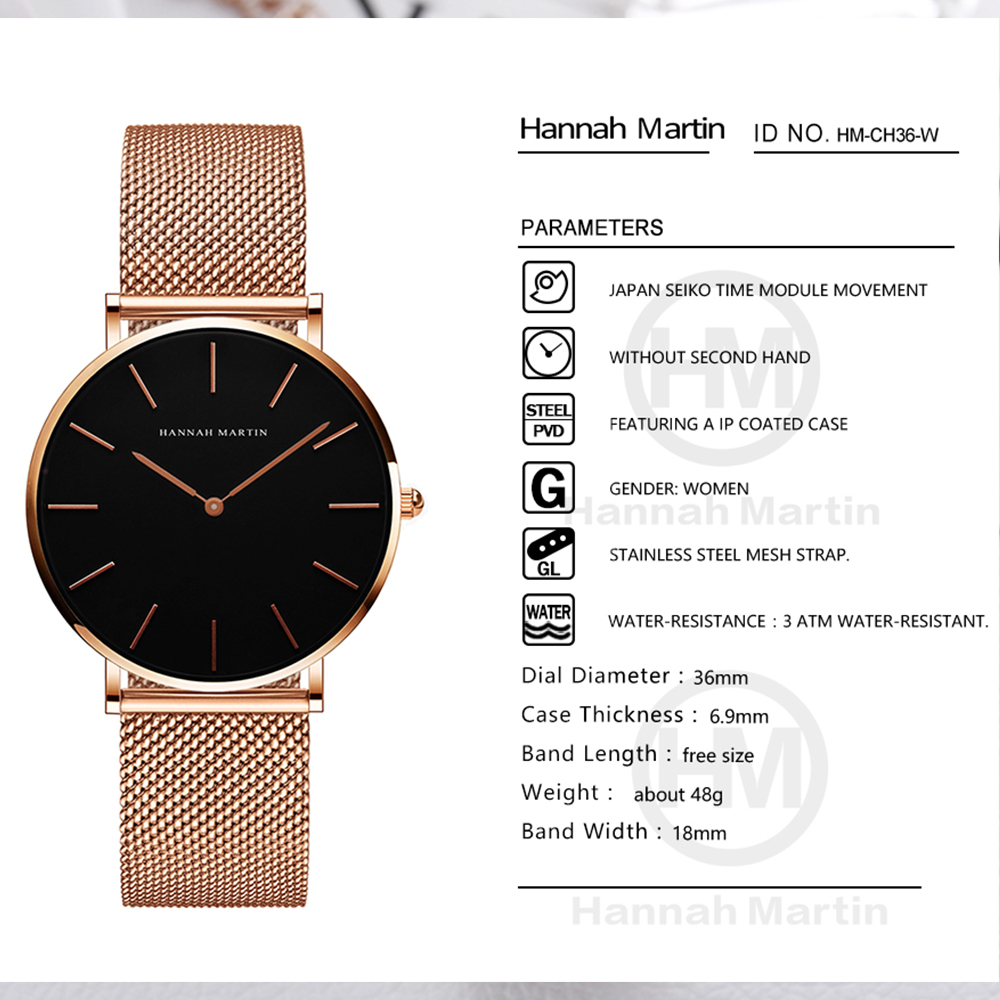 Hannah Martin Top Brand Luxury - Luxury Watch Japan Brand recension och pris
