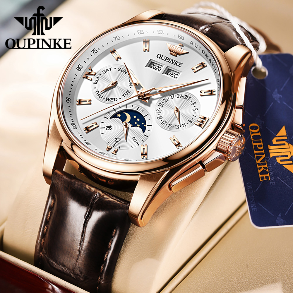 OUPINKE Men's Watches Casual T - Sapphire Crystal Display recension och pris