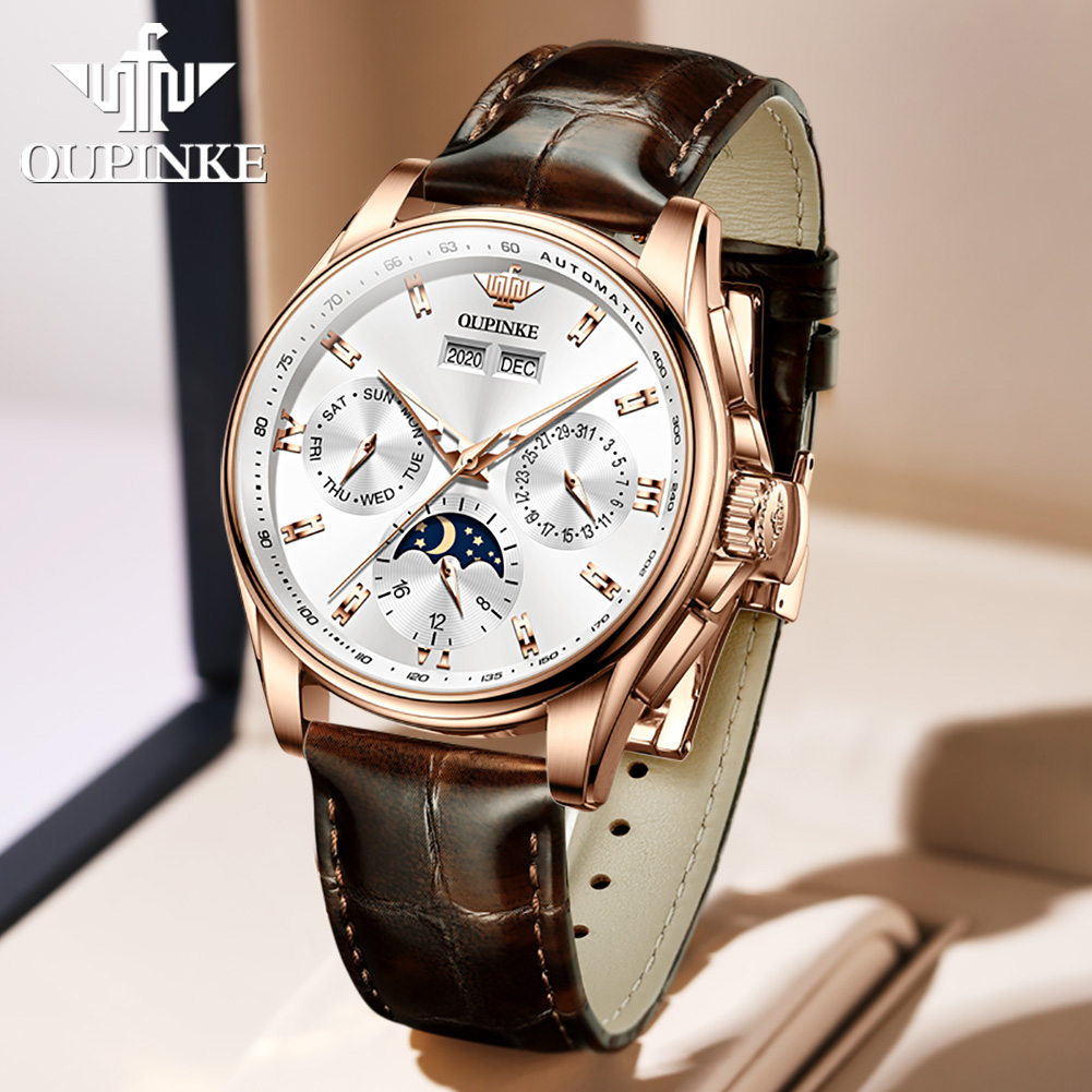 OUPINKE Men's Watches Casual T - Sapphire Crystal Display recension och pris