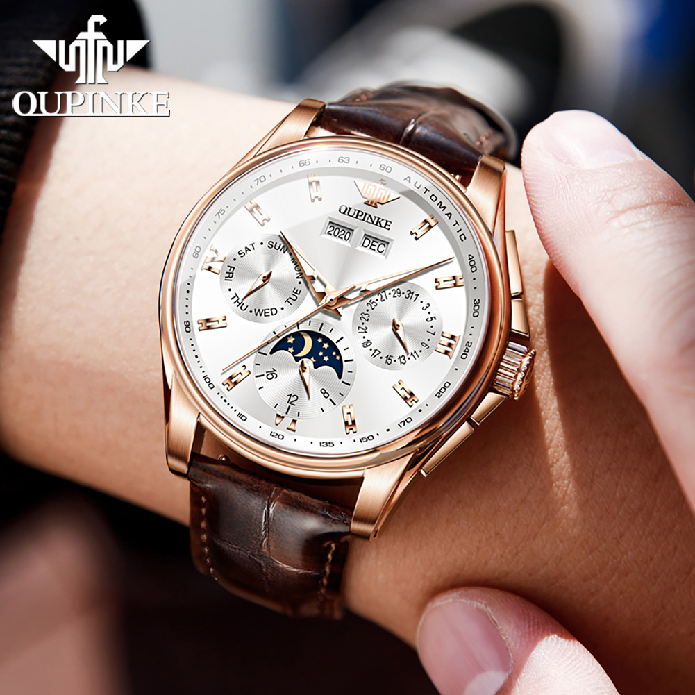 OUPINKE Men's Watches Casual T - Sapphire Crystal Display recension och pris