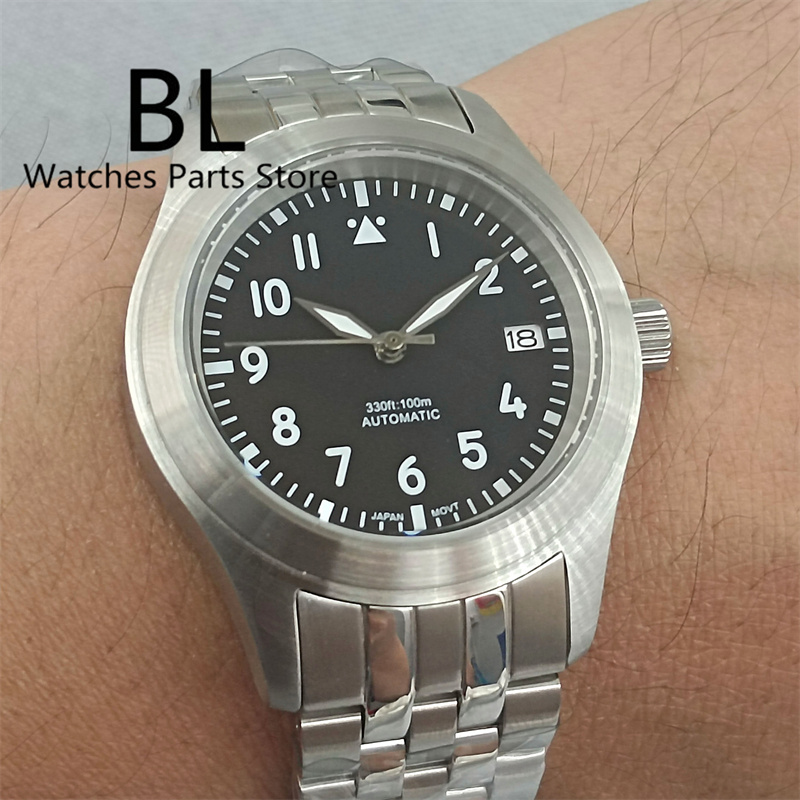 BLIGER 36mm/39mm Pilot Style N - Luxury Watch Green Dial recension och pris
