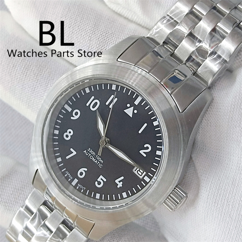 BLIGER 36mm/39mm Pilot Style N - Luxury Watch Green Dial recension och pris