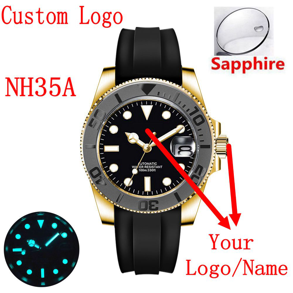 Custom logo 40mLuxury NH35/ Mi - Luxury Watch Logos recension och pris