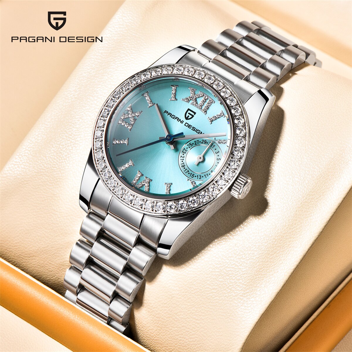 PAGANI DESIGN 2026 New 32MM Wo - Luxury Watch Black recension och pris